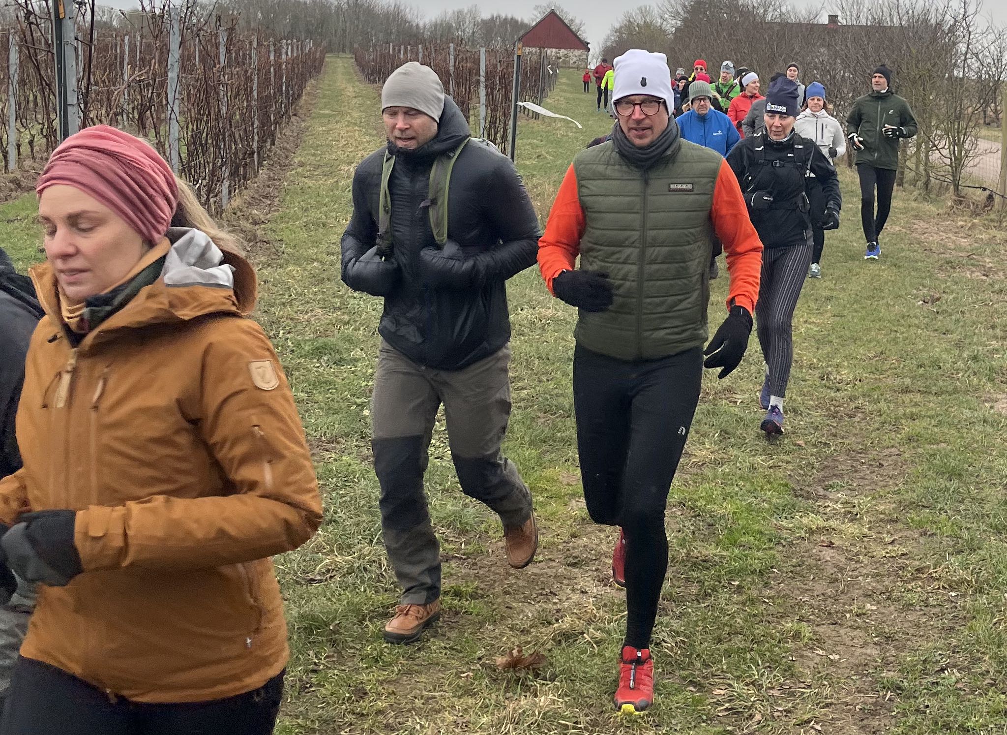 Premiär för Winter Wine Run på Kullahalvön